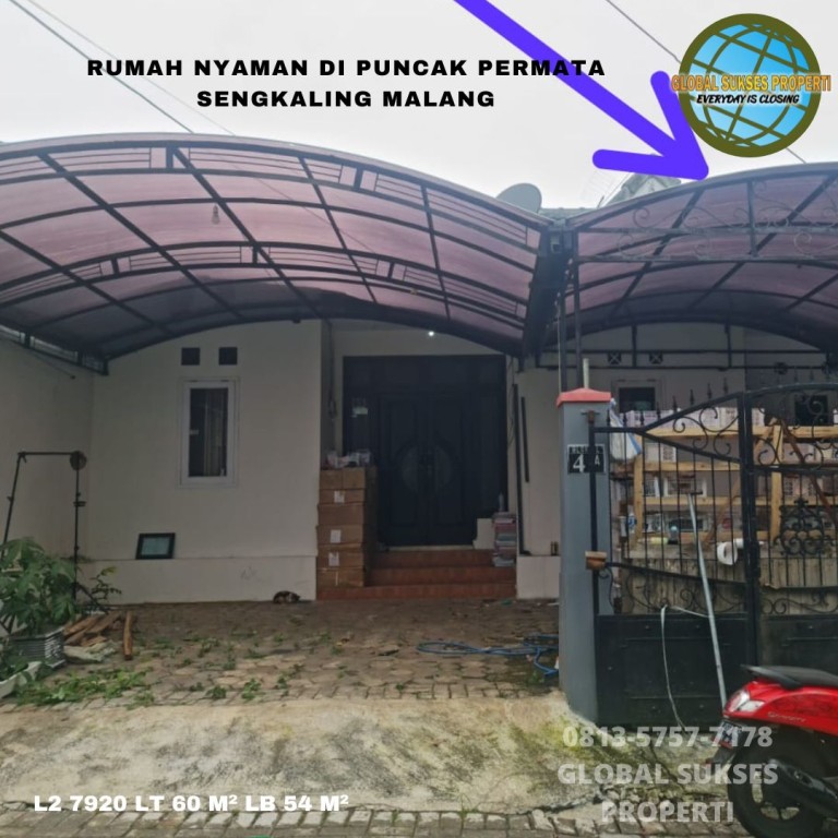 Rumah Murah Siap Huni Bangunan Bagus di Dau Malang 