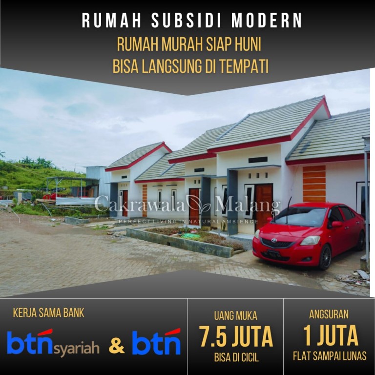 RUMAH SUBSIDI READY STOK SIAP HUNI PAKISAJI MALANG 