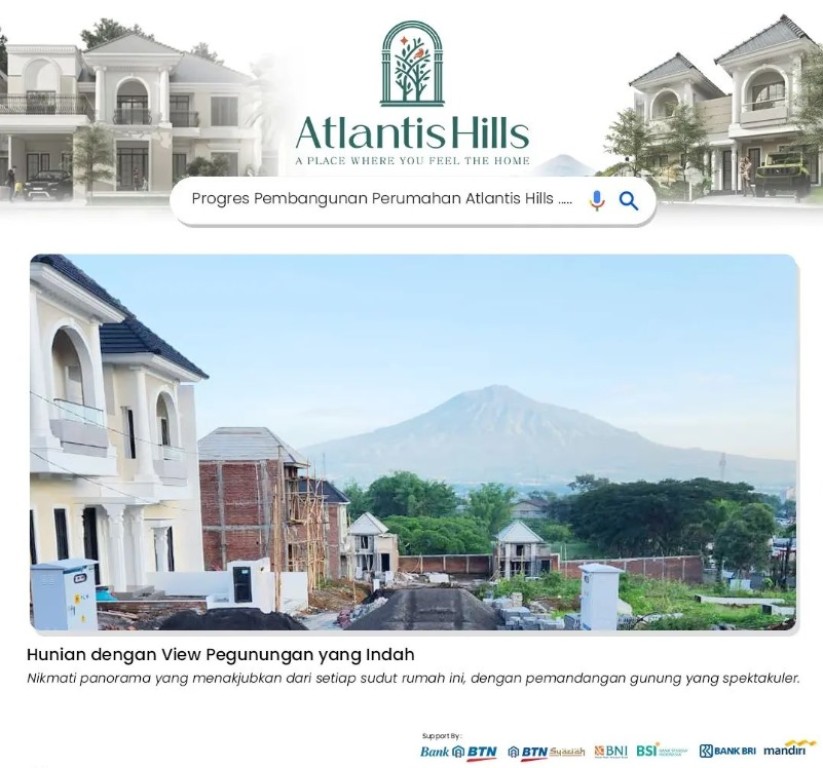 Atlantis Hills Dau Rumah Kos modern di Dau Malang 