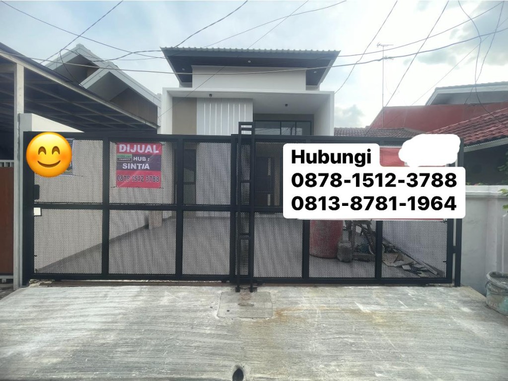 DIJUAL RUMAH BANGUNAN BARU DI TAMAN HARAPAN BARU 