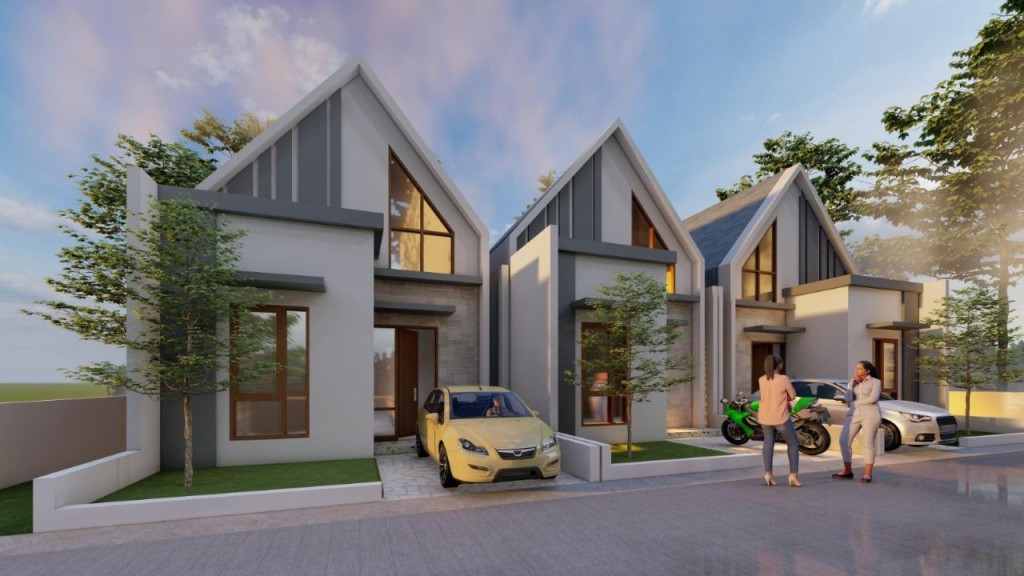 DIJUAL RUMAH MODERN DEKAT KAWASAN BISNIS DI 