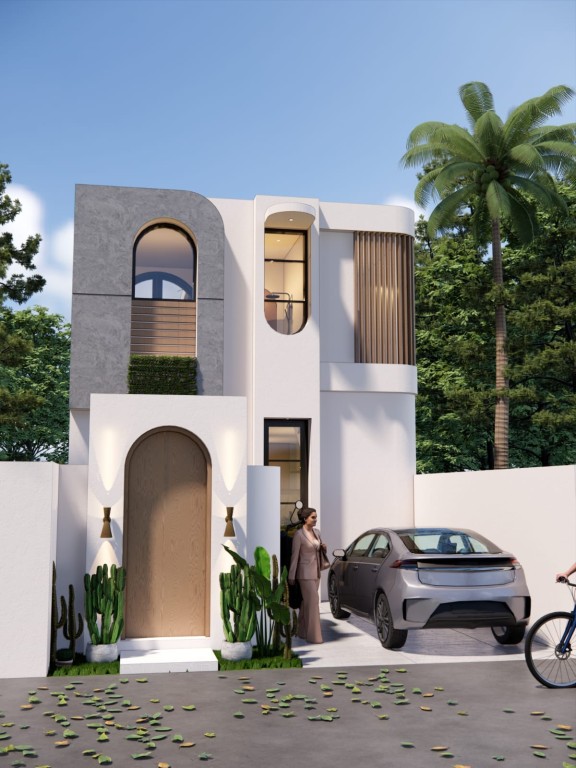 DIJUAL VILLA MEWAH MODERN, DEKAT JALAN TOL 