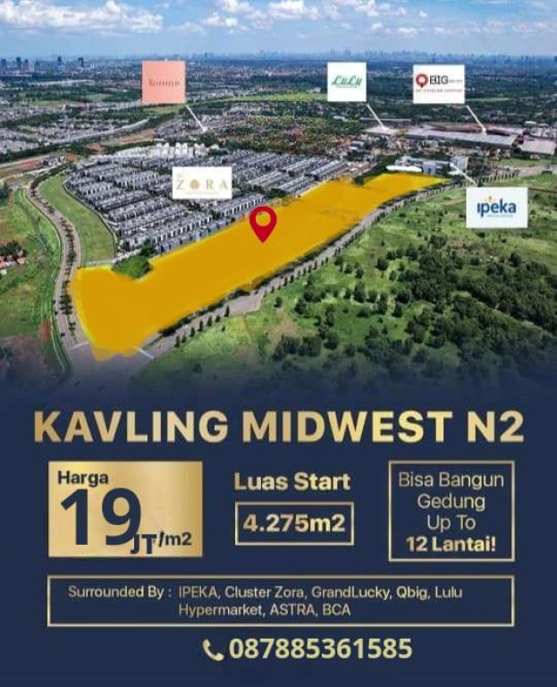 Dijual Kavling Komersial BSD City, Kavling 