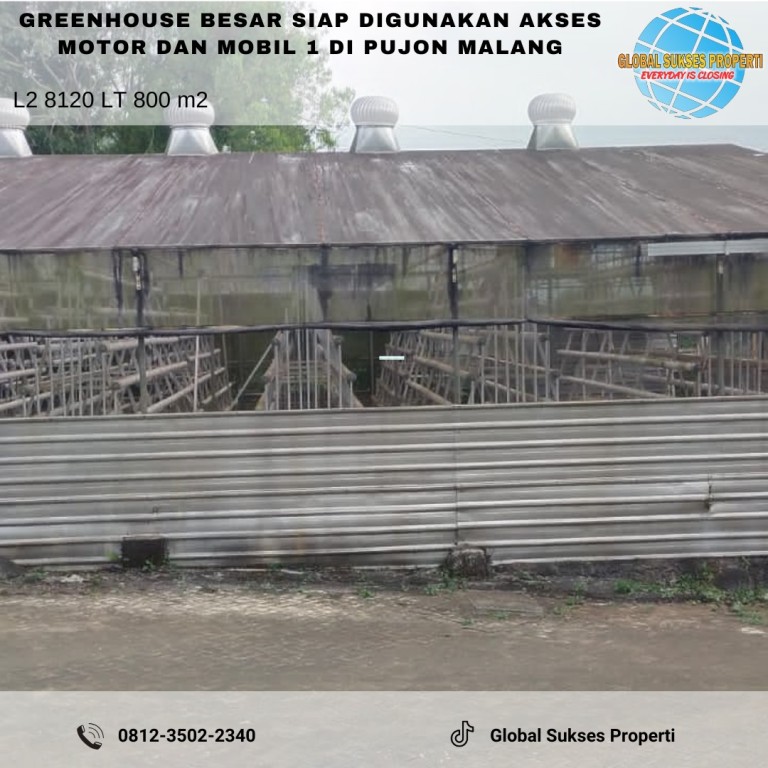 Greenhouse Besar Dan Luas Potensial Area Wisata 