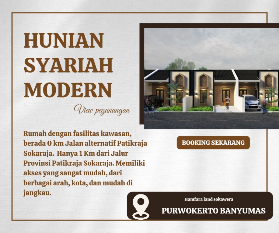 Hunian syariah modern 