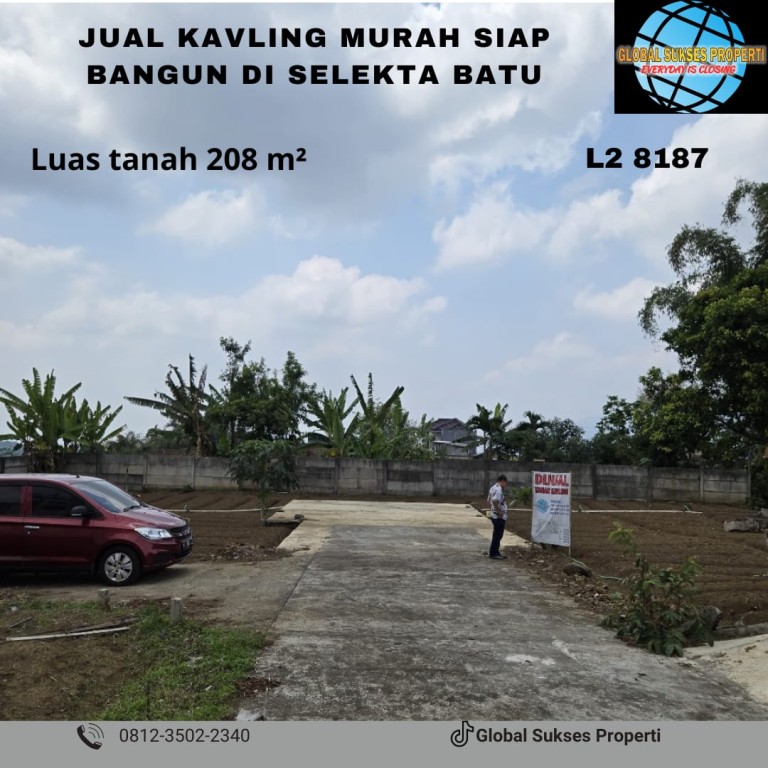 Jual Cepat Tanah Kavling Luas Udara Sejuk Area 