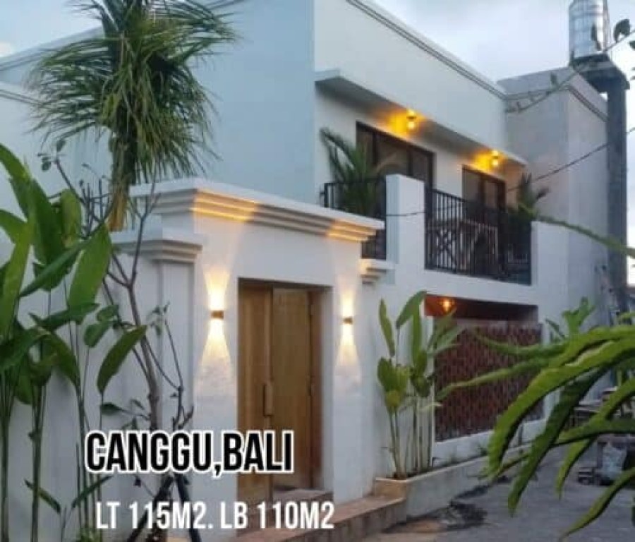 Jual Villa 2 Lantai 2 Kamar Canggu Dekat Finns 