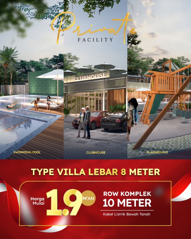 Jual Villa Mewah Siap Huni Di Komplek Cemara Park 