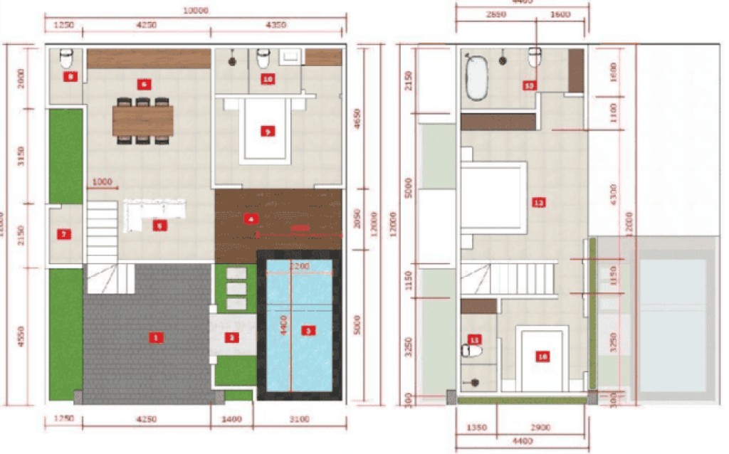 Jual Villa Primary Posisi Hook Desain Mewah 