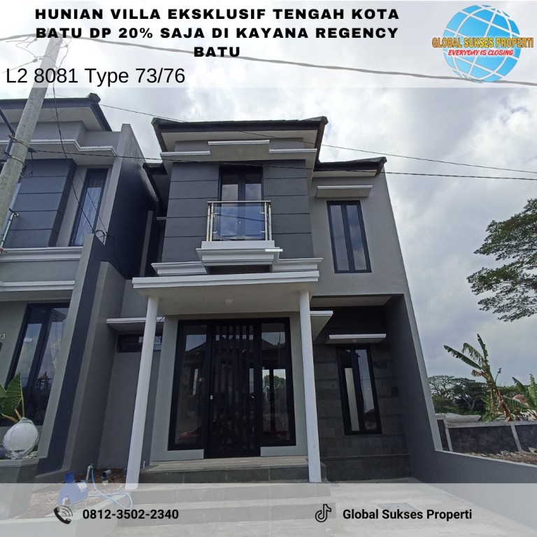 Kayana Regency Hunian Villa Eksklusif di Junrejo 