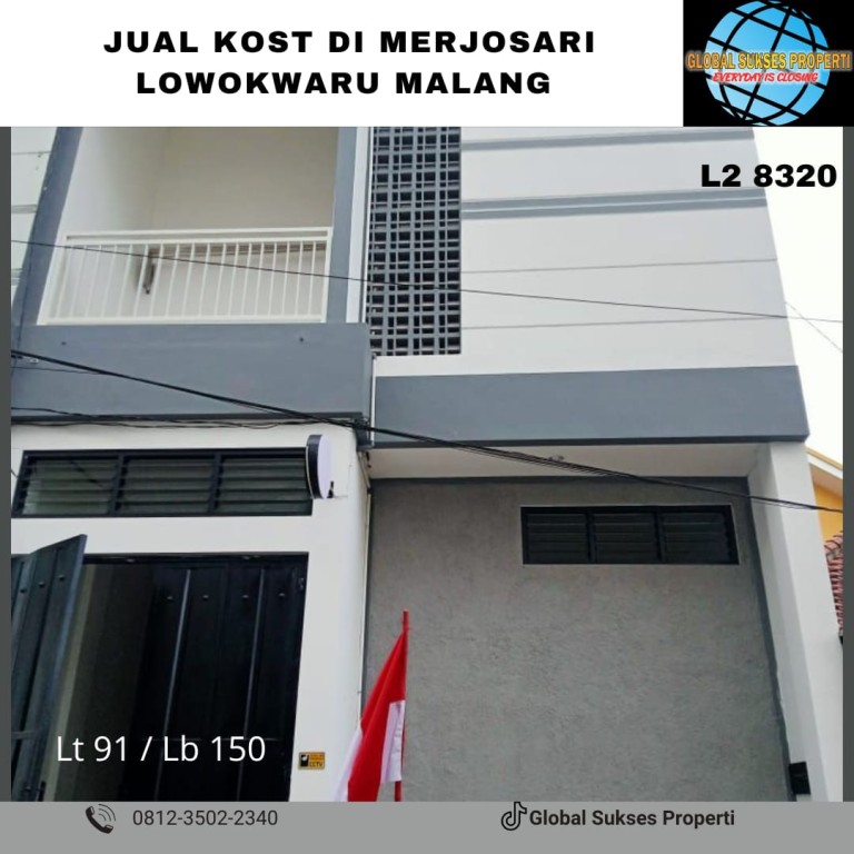 Kost muslimah strategis dekat kampus di Merjosari 