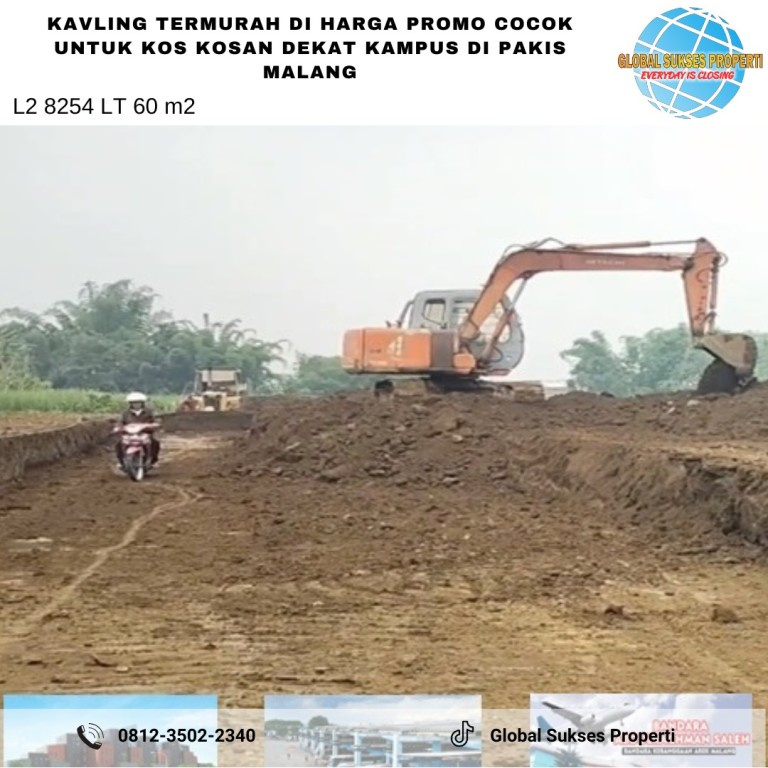 PROMO TANAH KAVLING HARGA ISTIMEWA DI PAKIS 