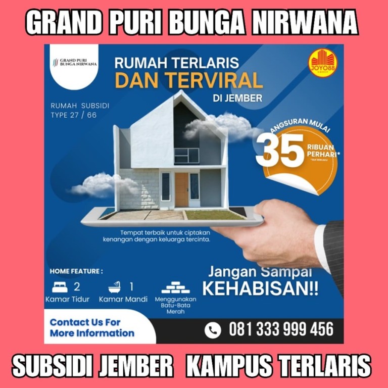 Perumahan Jember Subsidi Terlaris Viral 