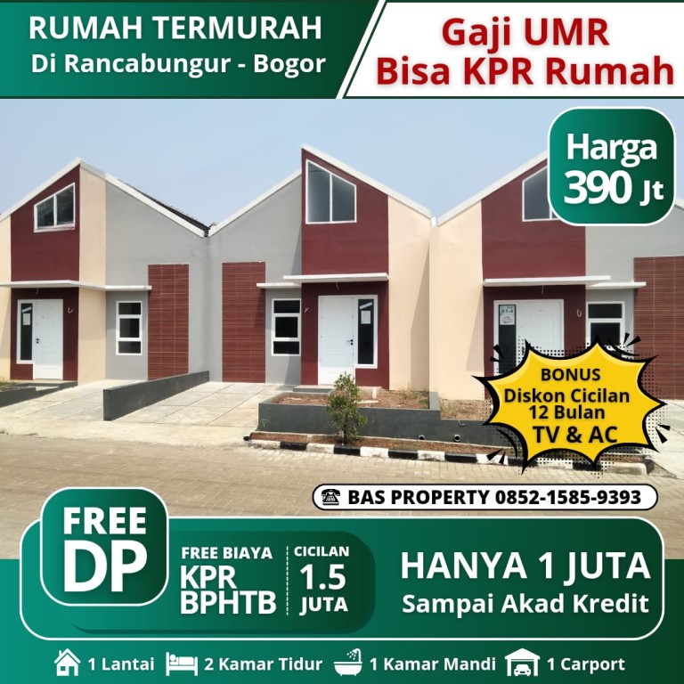 Pesona Octoria Rumah Murah Tanpa Dp Diskon 