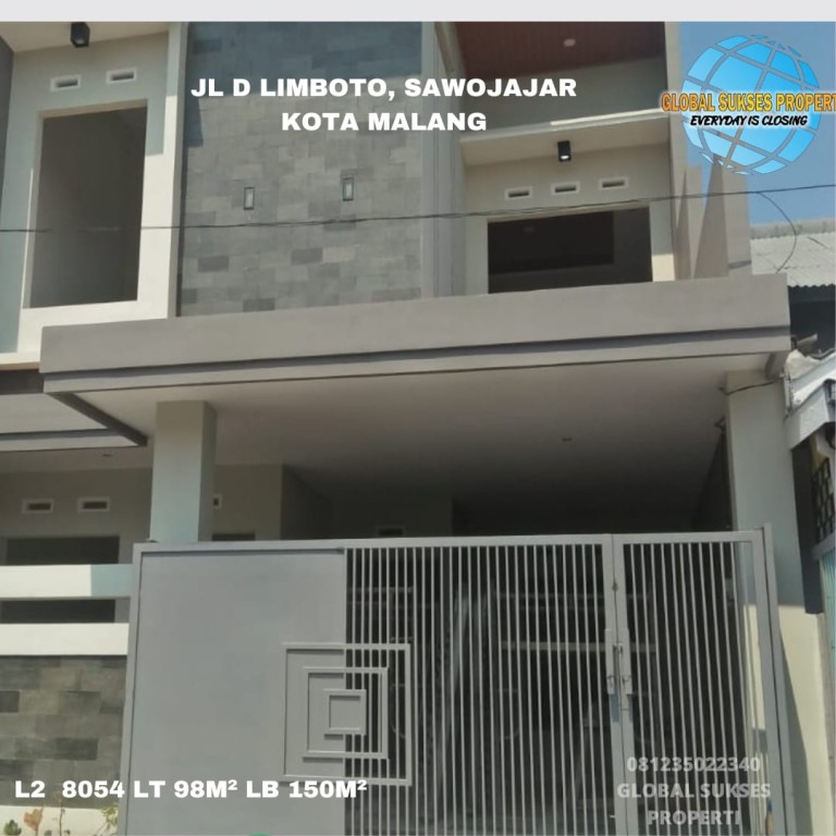 RUMAH BAGUS 2 LANTAI DI SAWOJAJAR KOTA MALANG. 