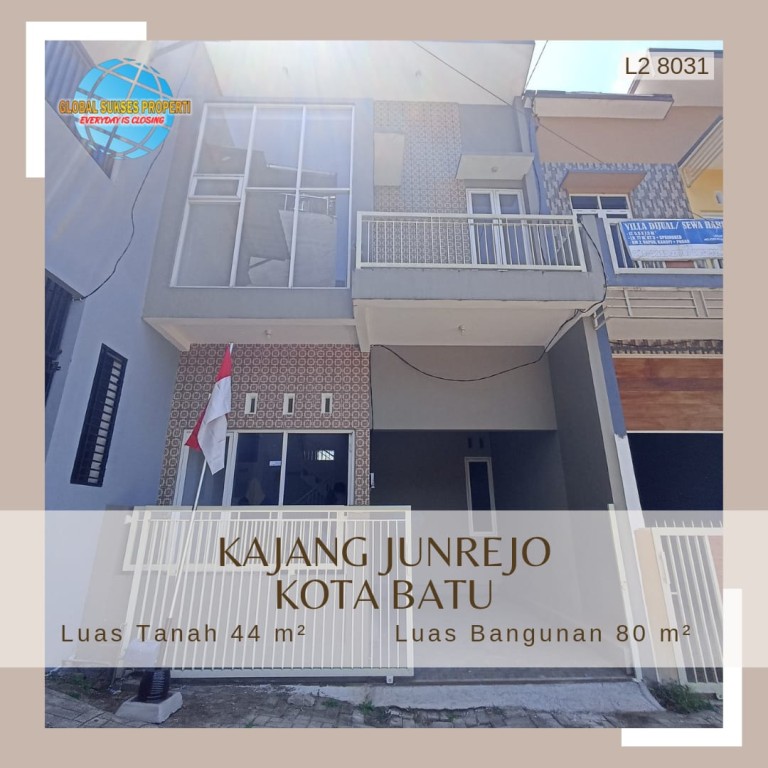 RUMAH BAGUS 2 LANTAI HARGA BAGUS DI JUNREJO KOTA 