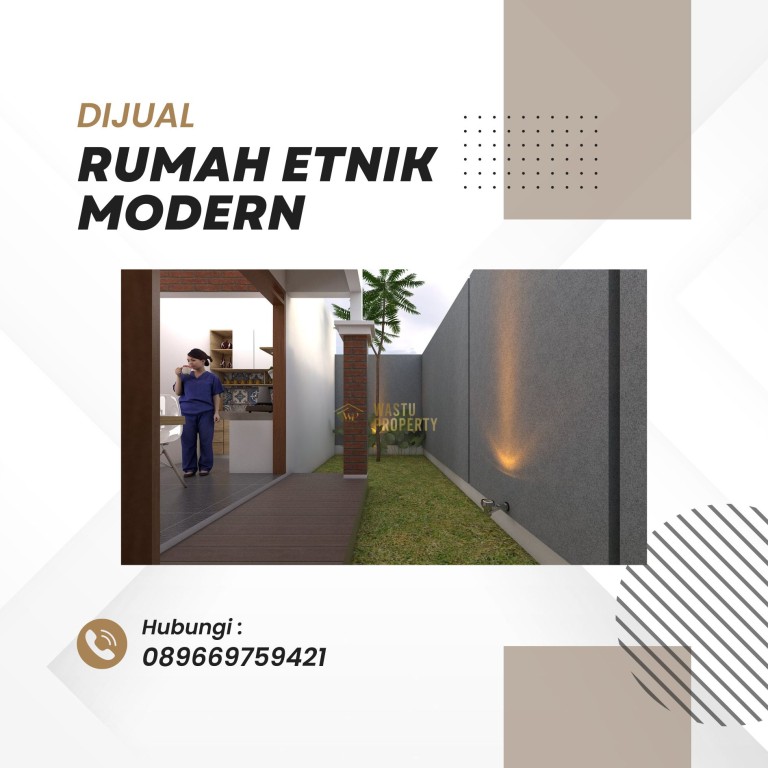 RUMAH DENGAN PERPADUAN ARSITEKTUR JAWA 