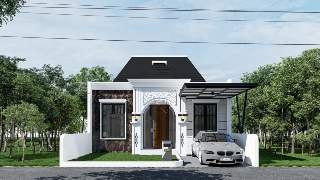 RUMAH MEWAH DENGAN KONSEP AMERICAN CLASSIC DI 