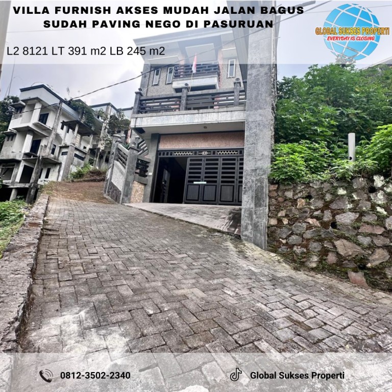 RUMAH VILA ASRI ADA PERABOT HARGA ISTIMEWA DI 