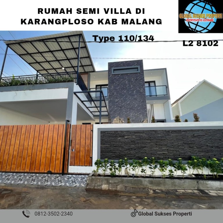 RUMAH VILA BARU HARGA ISTIMEWA DI KARANGPLOSO 