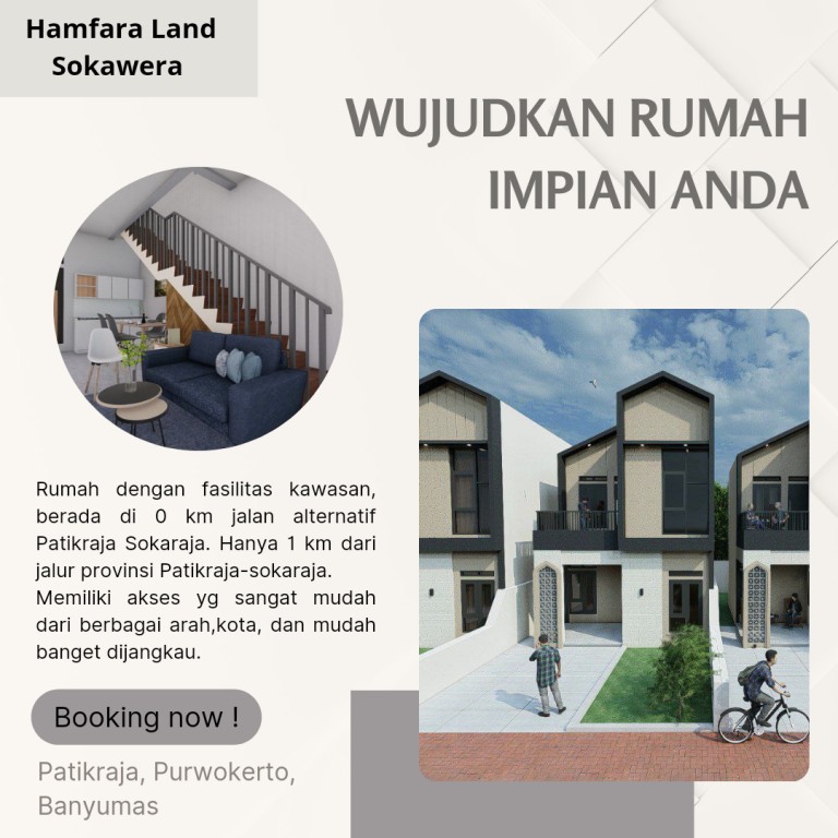 Rumah 2 Lantai Konsep Villa 