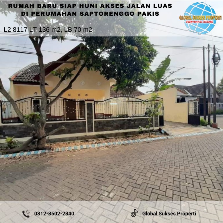 Rumah Baru Siap Huni Minimalis Modern di Pakis 