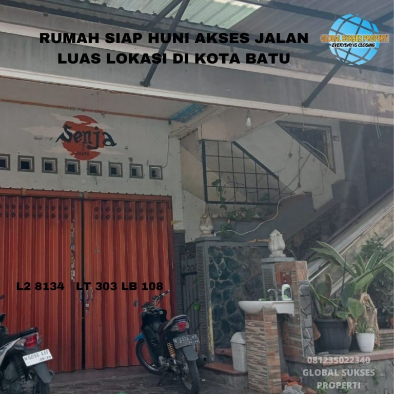 Rumah Besar 4lt View Keren Ada Toko Dan Gudang 