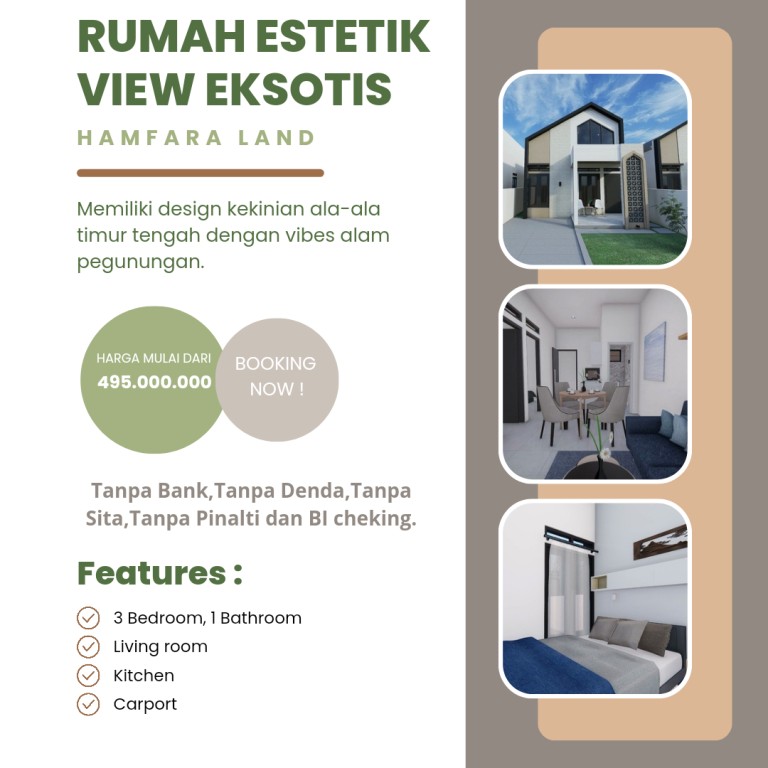 Rumah Estetik View Eksotis 