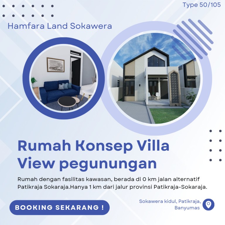 Rumah Konsep Villa View Pegunungan 