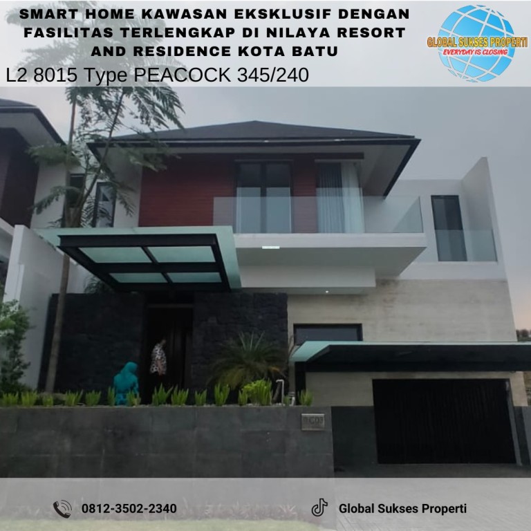 Rumah Modern 2 Lantai di Kawasan Exclusive Nilaya 