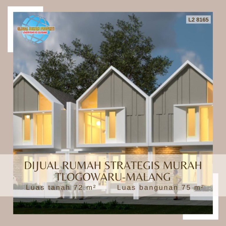 Rumah Modern Minimalis 2 Lantai Strategis di 