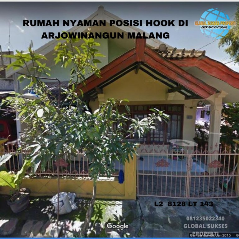 Rumah Nyaman Hook Luas Dekat Area Kampus Malang 