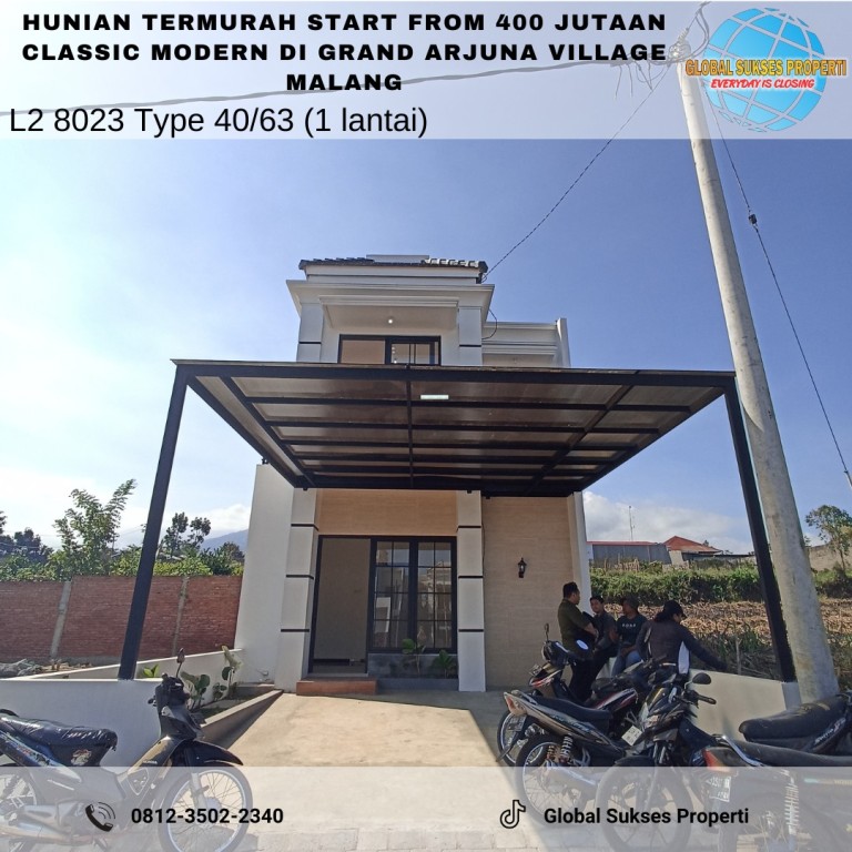 Rumah Nyaman Murah Asri di Grand Arjuna Village 