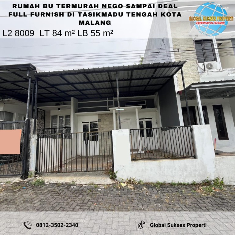 Rumah Tinggal Furnish Lengkap Termurah Nego 