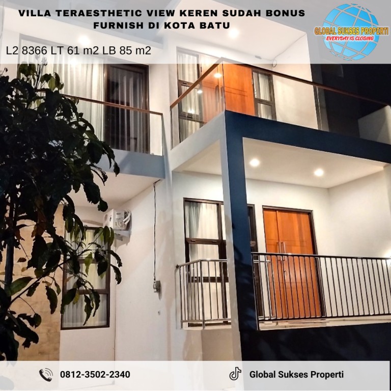 Rumah Vila Exclusive Bonus Furnish View Terkeren 