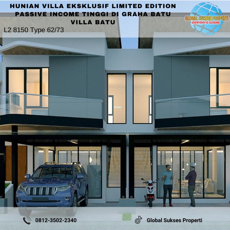 Rumah Villa Exclusive Plus Kolam Renang Semi 