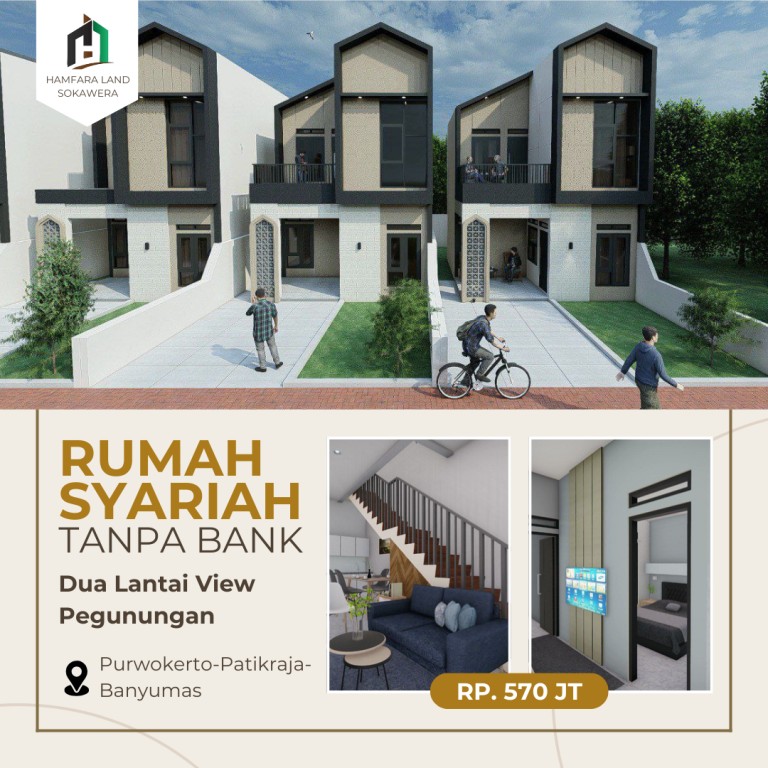 Rumah impian estetik view pegunungan 