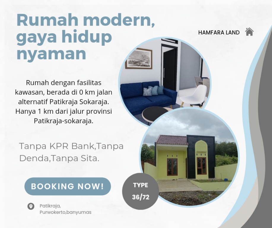 Rumah modern di purwokerto 