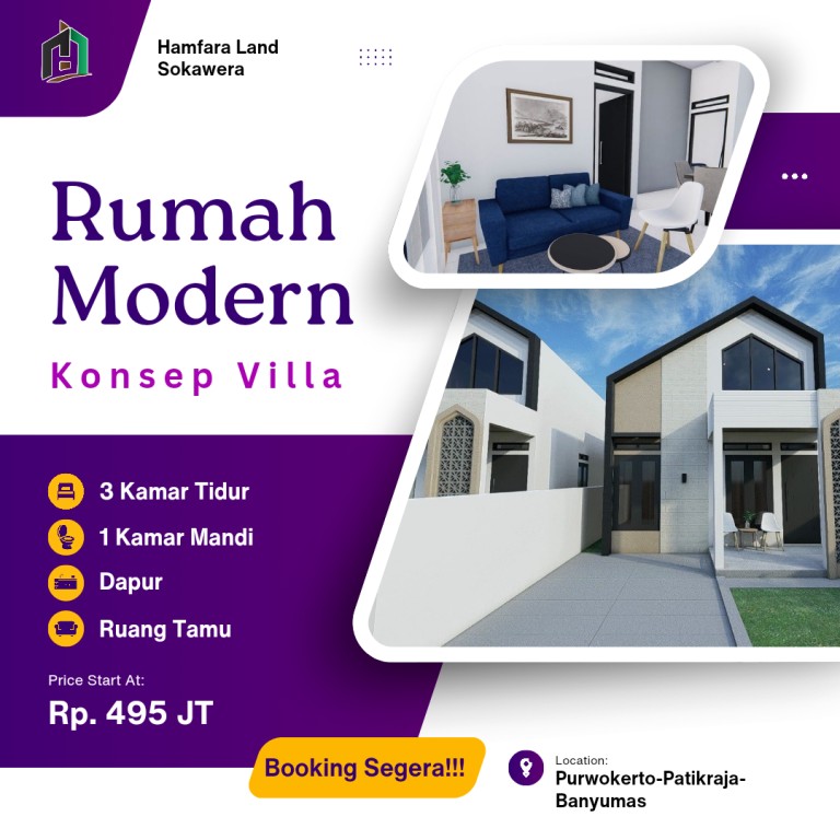 Rumah modern syariah tanpa bank 