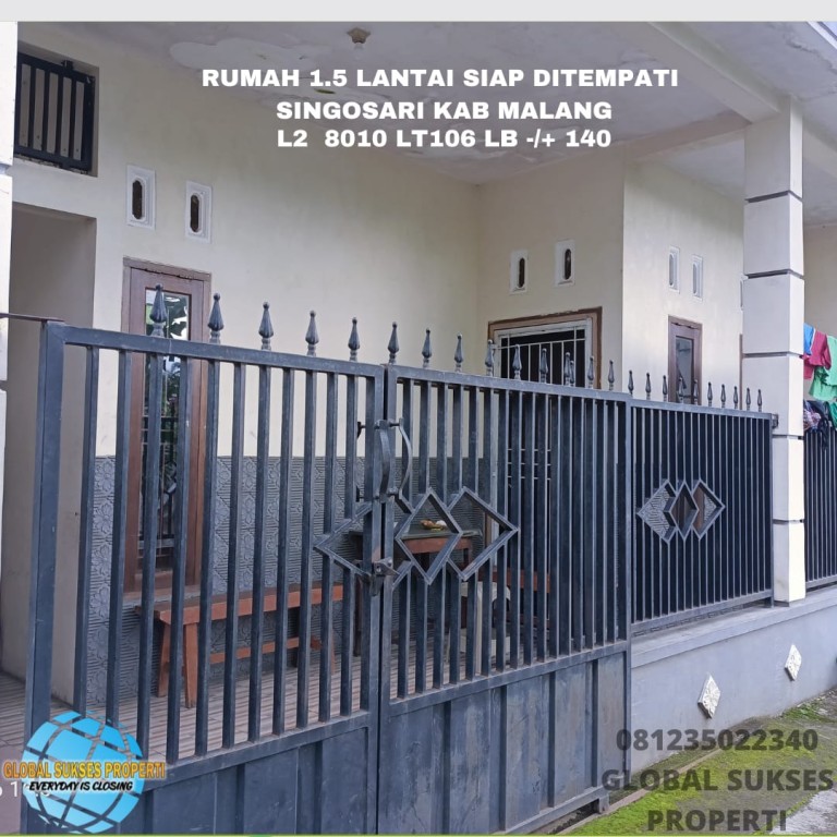 Rumah siap huni murah dan strategis di Singosari 