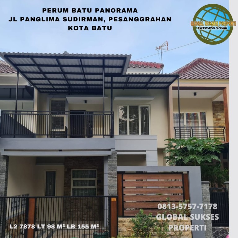 Rumah villa plus kolam renang di Batu Panorama 