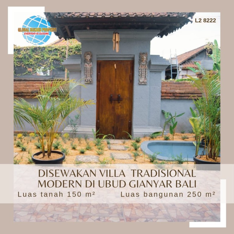 Sewa Rumah Vila Modern Kesan Elegan Area Wisata 