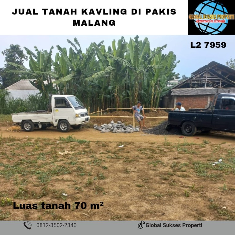 TANAH KAVLING SIAP BANGUN HARGA BAGUS DI PAKIS 