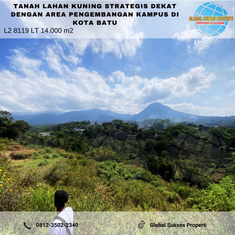 TANAH KEBUN LAHAN KUNING HARGA ISTIMEW DI JUNREJO. 