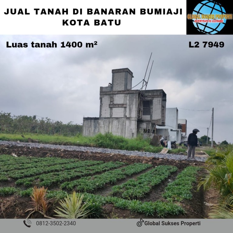 TANAH KEBUN SUBUR HARGA BAGUS DI BUMIAJI KOTA 