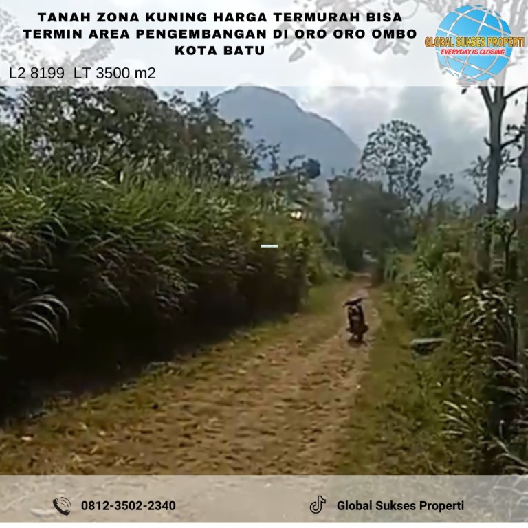 TANAH KEBUN ZONA KUNING HARGA RAMAH DI ORO ORO 