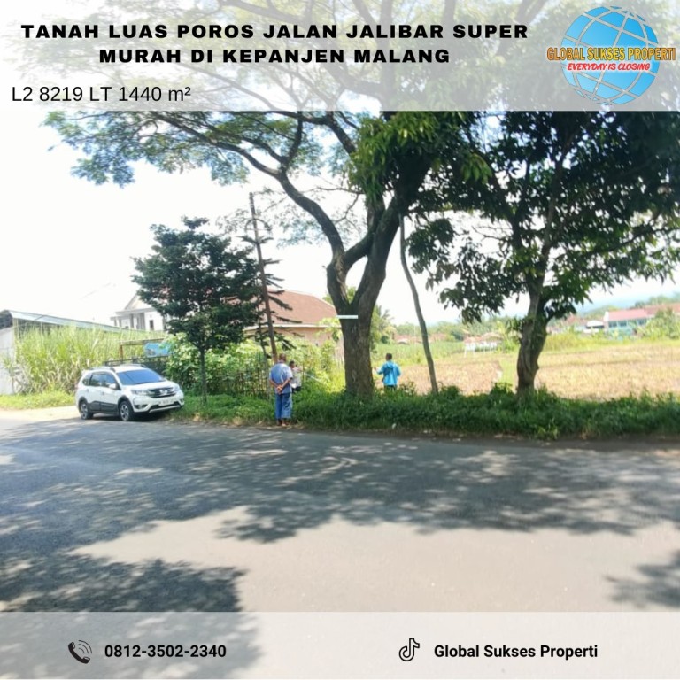 TANAH SUBUR HARGA ISTIMEWA DI JALIBAR KEPANJEN 