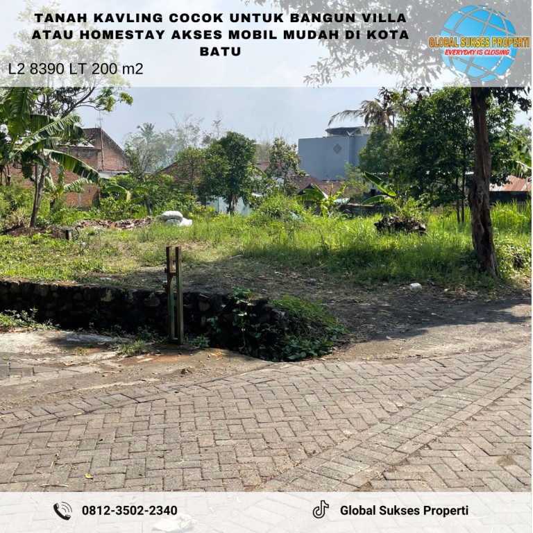 Tanah Kavling Luas Utk Bisnis Villa Homestay Area 