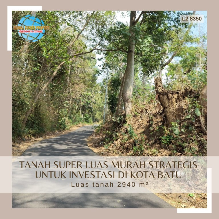 Tanah Poros Jalan Di Area Wisata Jatimpark 3 Dan 