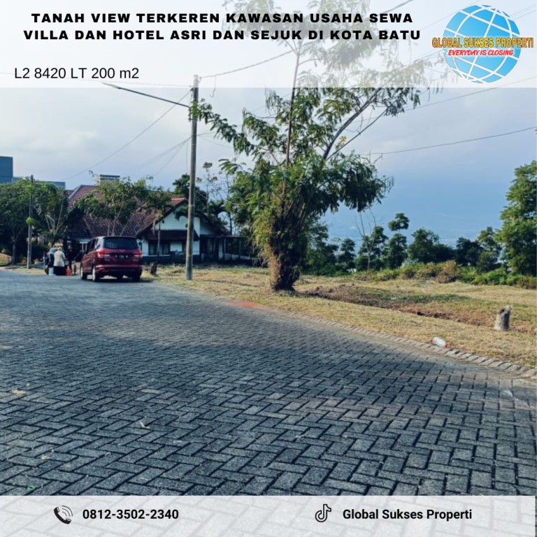 Tanah Termurah View Asri Aman Kawasan Sewa Villa 